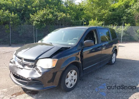 2012 Dodge Grand Caravan Se z USA, uszkodzony, nr VIN 2C4RDGBG4CR131246